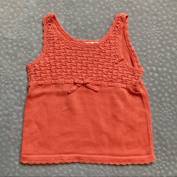 Janie and Jack Other - Janie and Jack Knit Salmon Tank Top!